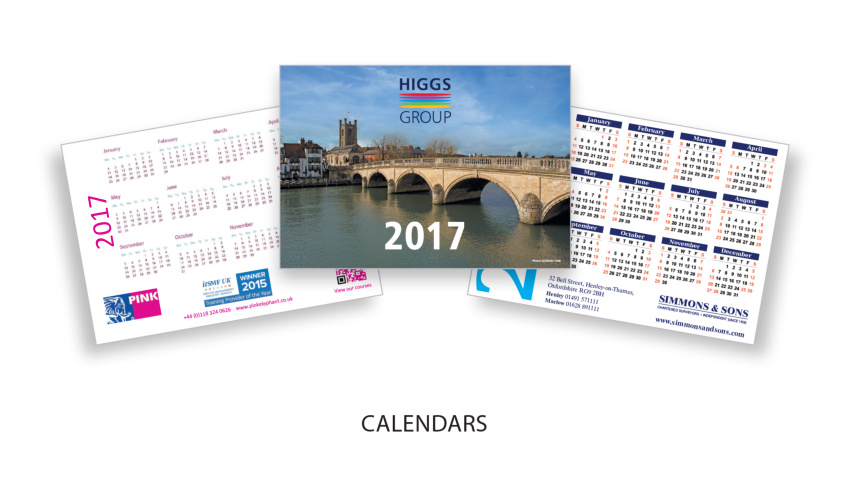 calendars printing services